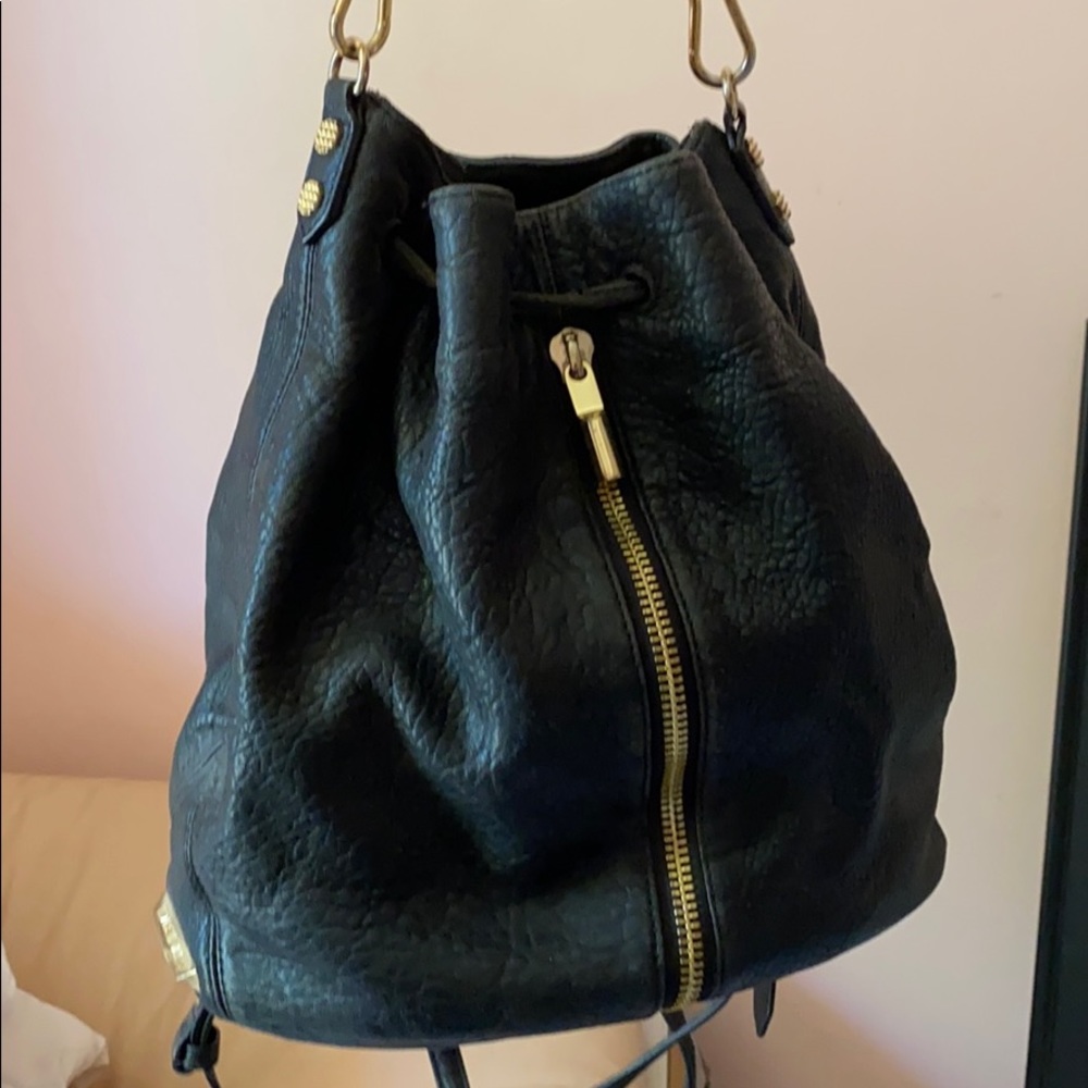 Elizabeth and James leather backpack black Cynnie